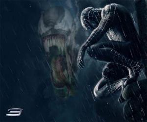 yapboz Güçlerini ve yeteneklerini birçok ile Spiderman Venom hisse